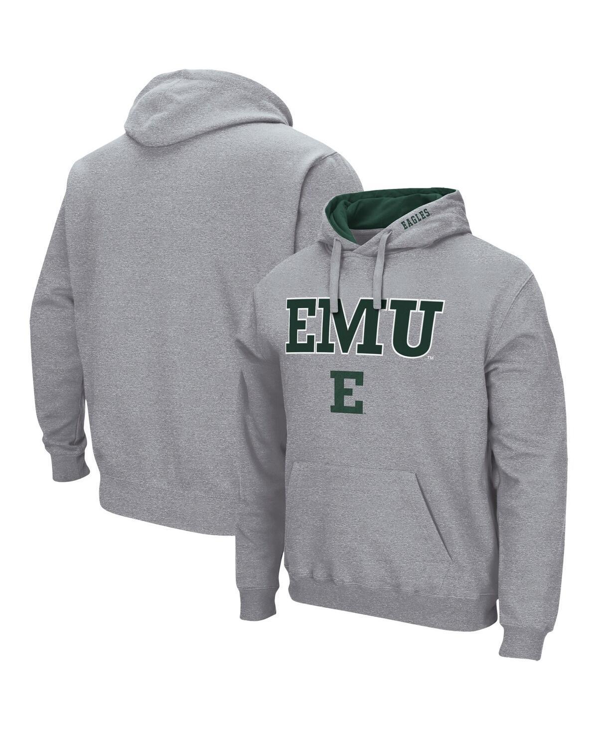 Mens Eastern Michigan Eagles Arch and Logo Pullover Hoodie Product Image