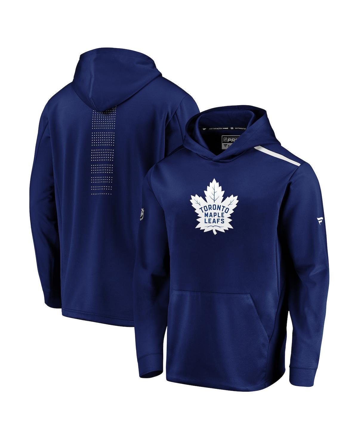 Mens Fanatics Blue Toronto Maple Leafs Authentic Pro Rinkside Pullover Hoodie Product Image