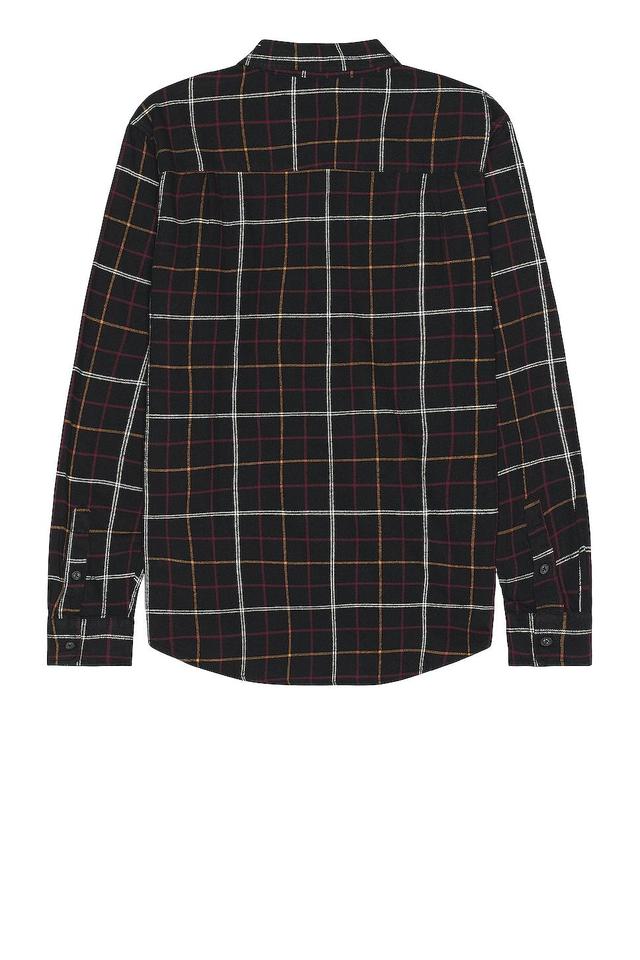 WAO The Flannel Shirt in Black. Product Image