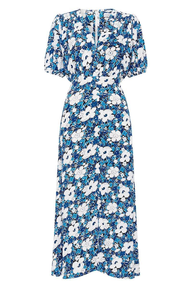 Bellavista Midi Dress Vita Bella Floral Blue (Exclusive) - Final Sale Product Image