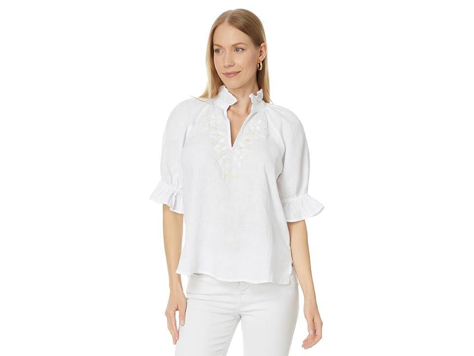 Tommy Bahama Coastalina Shell Emb Short Sleeve Top Women's Clothing product image