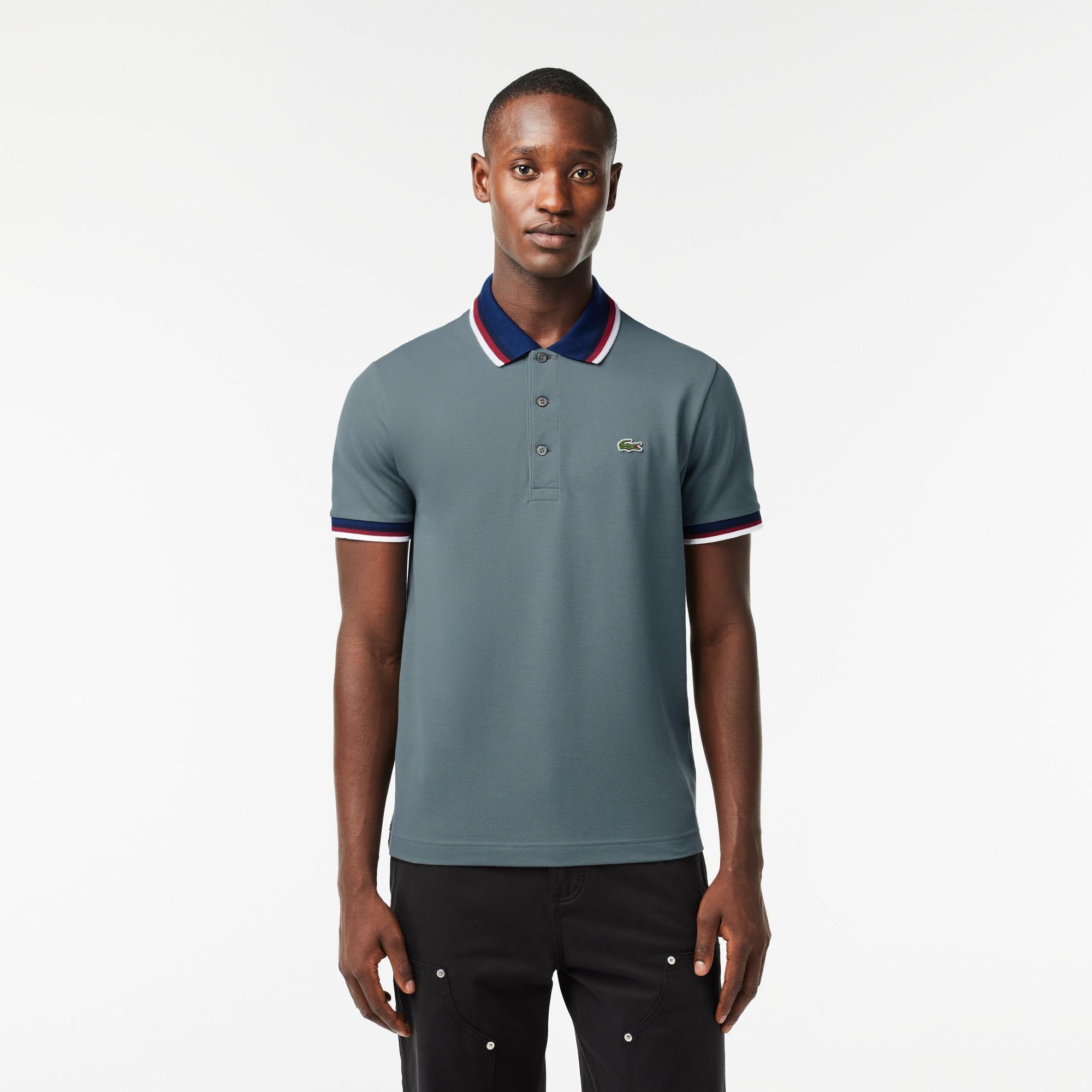 Regular Fit Contrast Collar Polo Shirt Product Image