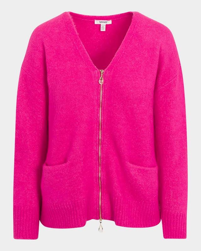 Zeena Zip-Up Cardigan Product Image