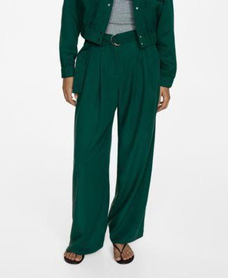 Women's Belted Lyocell Pants Product Image