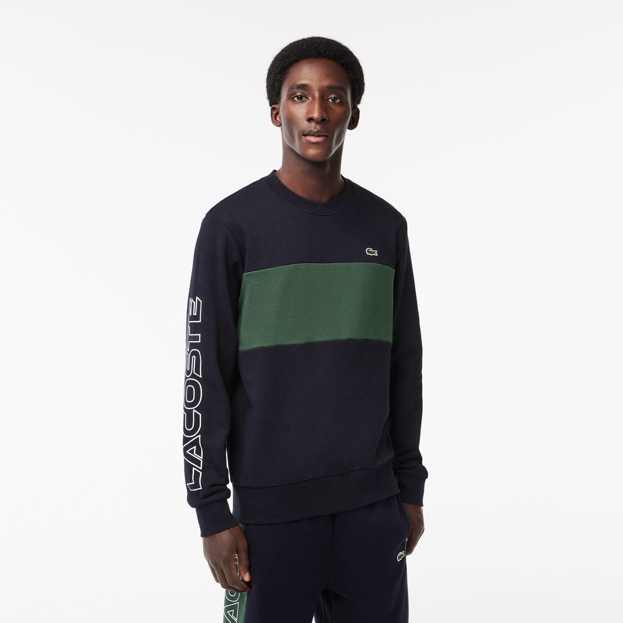 Colour-Block Crew Neck Sweatshirt Product Image