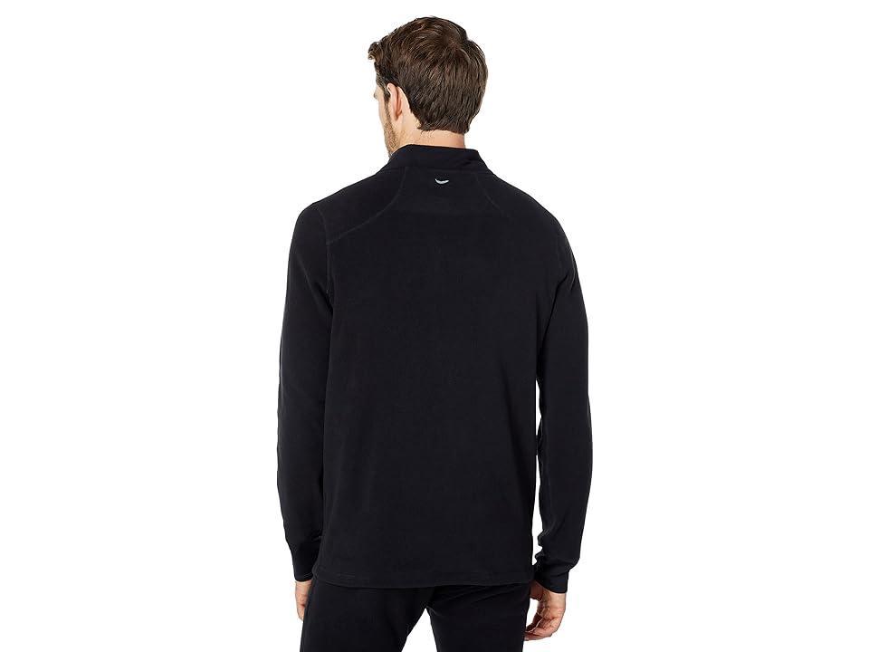 Hot Chillys La Montana Zip-T Black) Men's Clothing Product Image