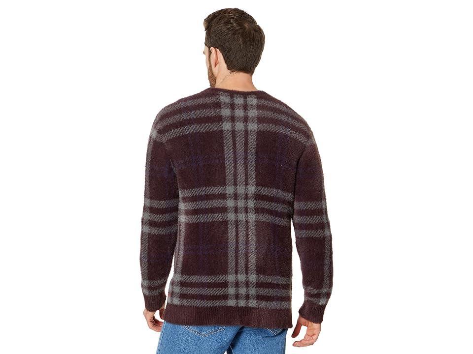 Levi's(r) Premium Fluffy Sweater Cardigan (Henri Printed Plaid Allspice) Men's Sweater Product Image