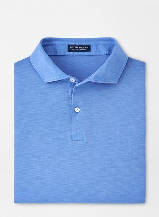 Peter Millar Mens Journeyman Short Sleeve Polo | Color: Regatta Blue | Size: S Product Image