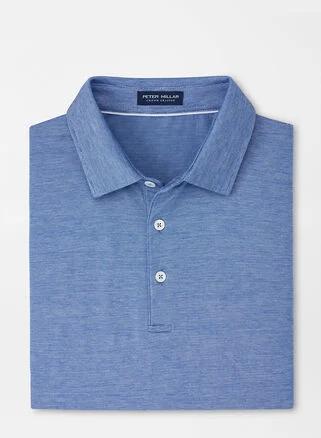 Peter Millar Mens Excursionist Flex Polo | Color: Nordic Blue | Size: S Product Image