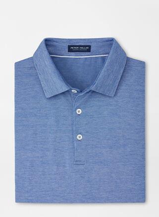 Peter Millar Mens Excursionist Flex Short Sleeve Polo | Color: Nordic Blue | Size: S Product Image