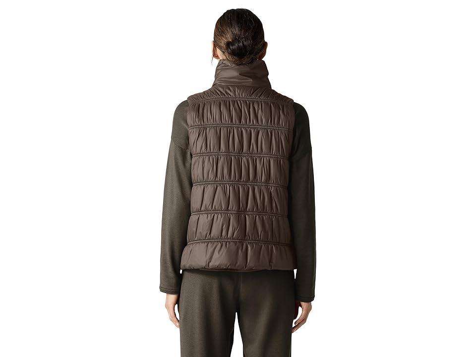 Eileen Fisher High Collar Vest (Wren) Women's Vest Product Image