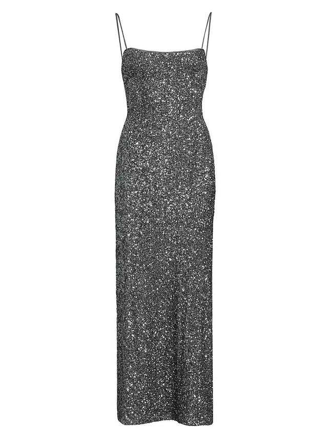 Beau Sequin Maxi Dress Product Image