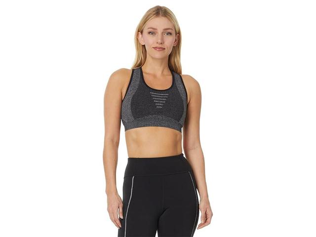 Smartwool Intraknit Racerback Bra (Black Heather 1) Women's Lingerie Product Image