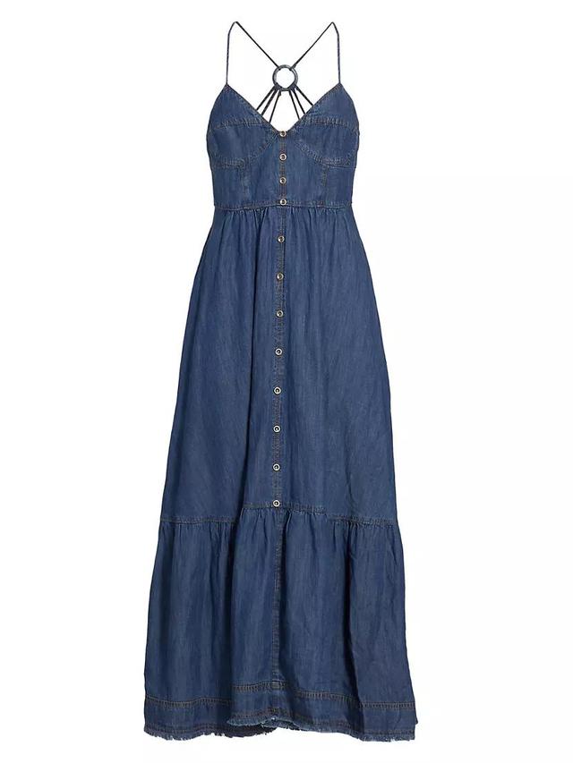 Sere Denim Midi-Dress Product Image