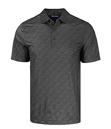 Cutter  Buck Pike Eco Pebble Print Short Sleeve Polo Shirt Product Image