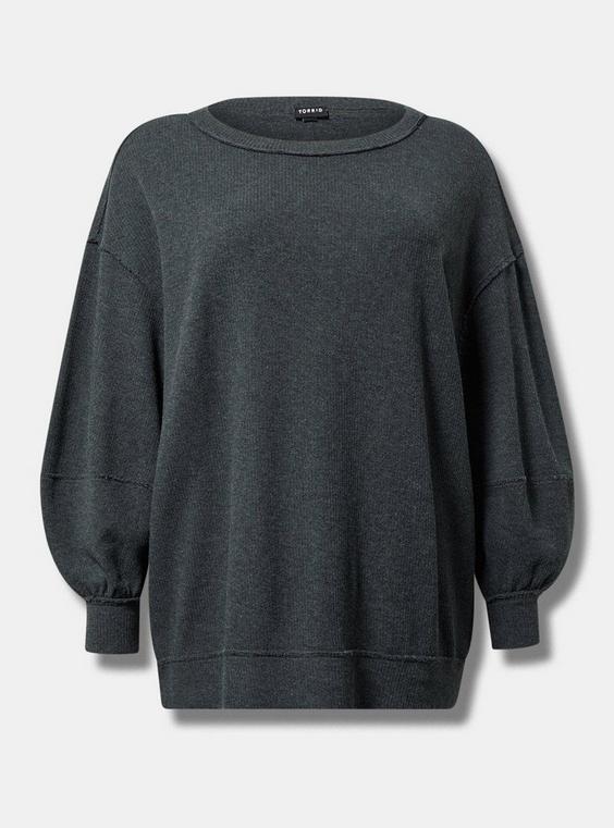 Oversized Crew Sweatshirt Product Image