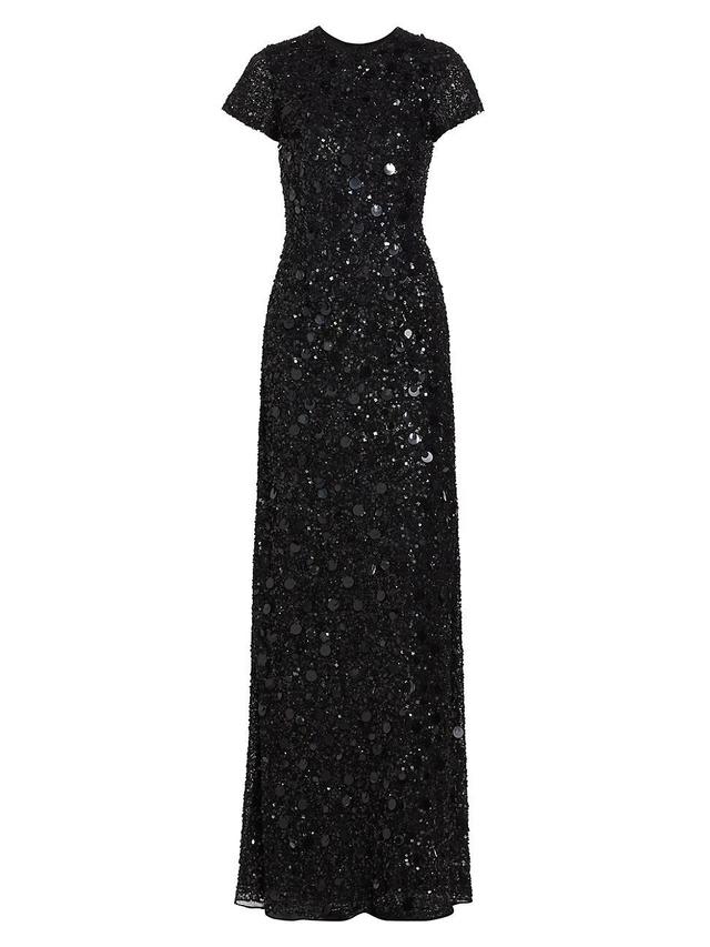 Womens Doris Embellished A-Line Gown Product Image