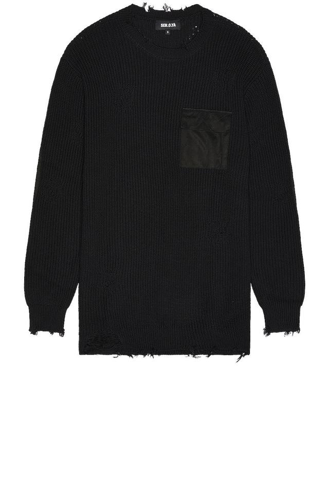 Mens Devin Distressed Sweater Product Image