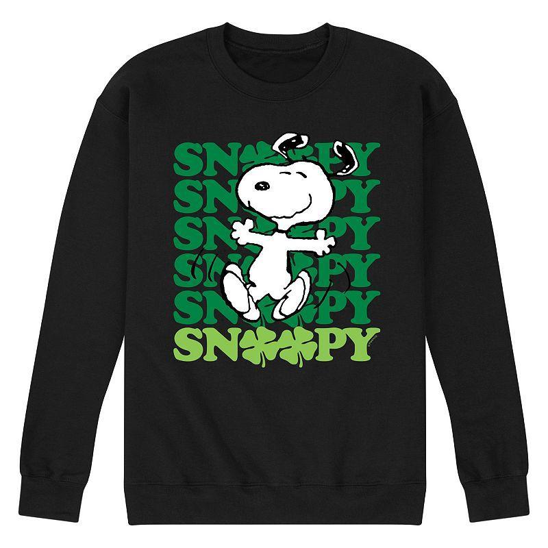 Mens Penuts Snoopy Clover Dance Sweatshirt Product Image