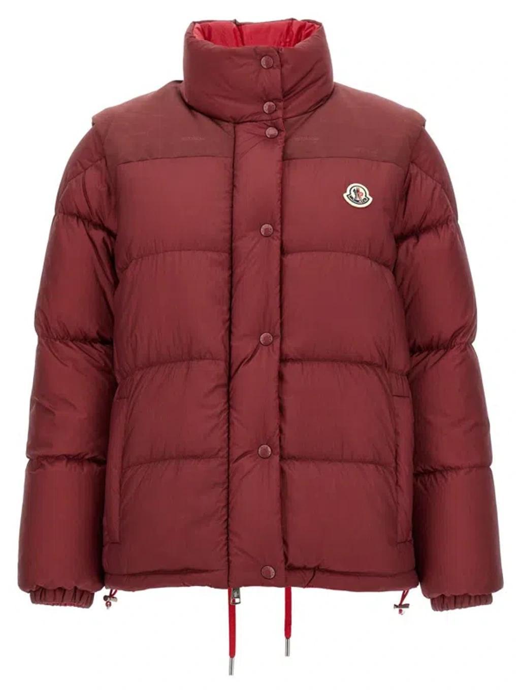 MONCLER Verone Reversible Short Puffer Jacket In Multi Product Image