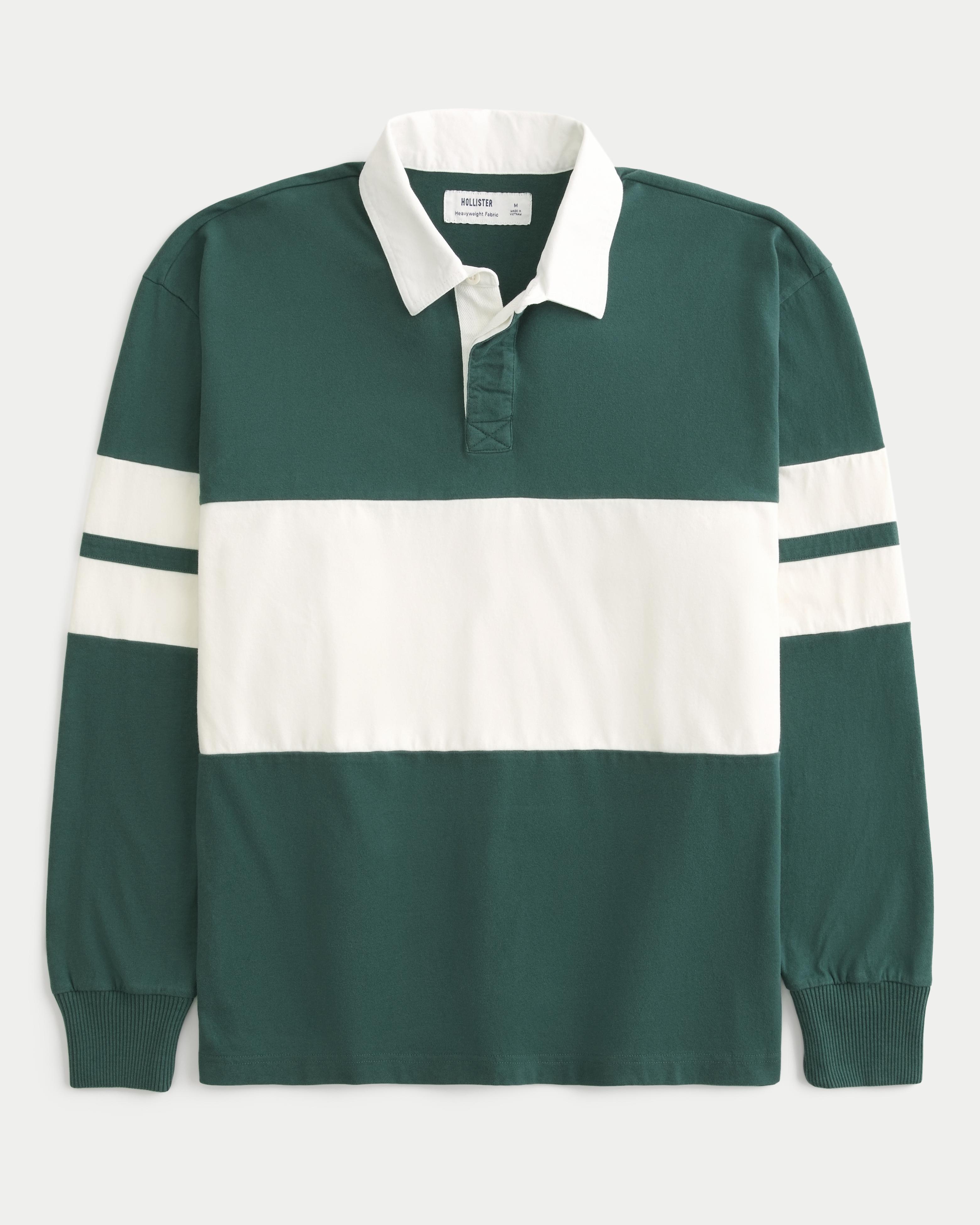 Heavyweight Long-Sleeve Rugby Polo Product Image