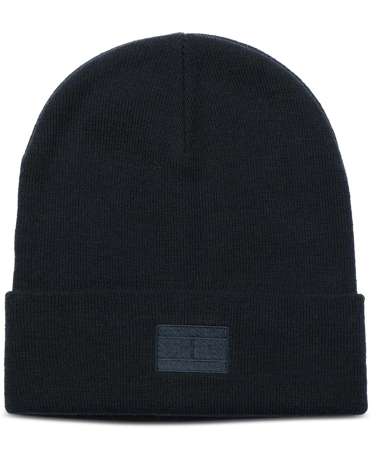 Tommy Hilfiger Mens Ghost Logo Embroidered Beanie Product Image