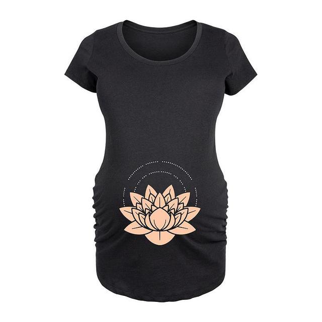 Maternity Lotus Graphic Tee, Womens Product Image