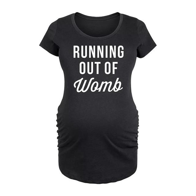 Maternity Running Out Of Womb Graphic Tee, Womens Product Image