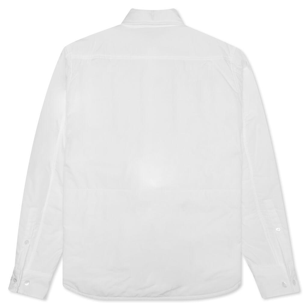 L/S Button Up Shirt - White Male Product Image