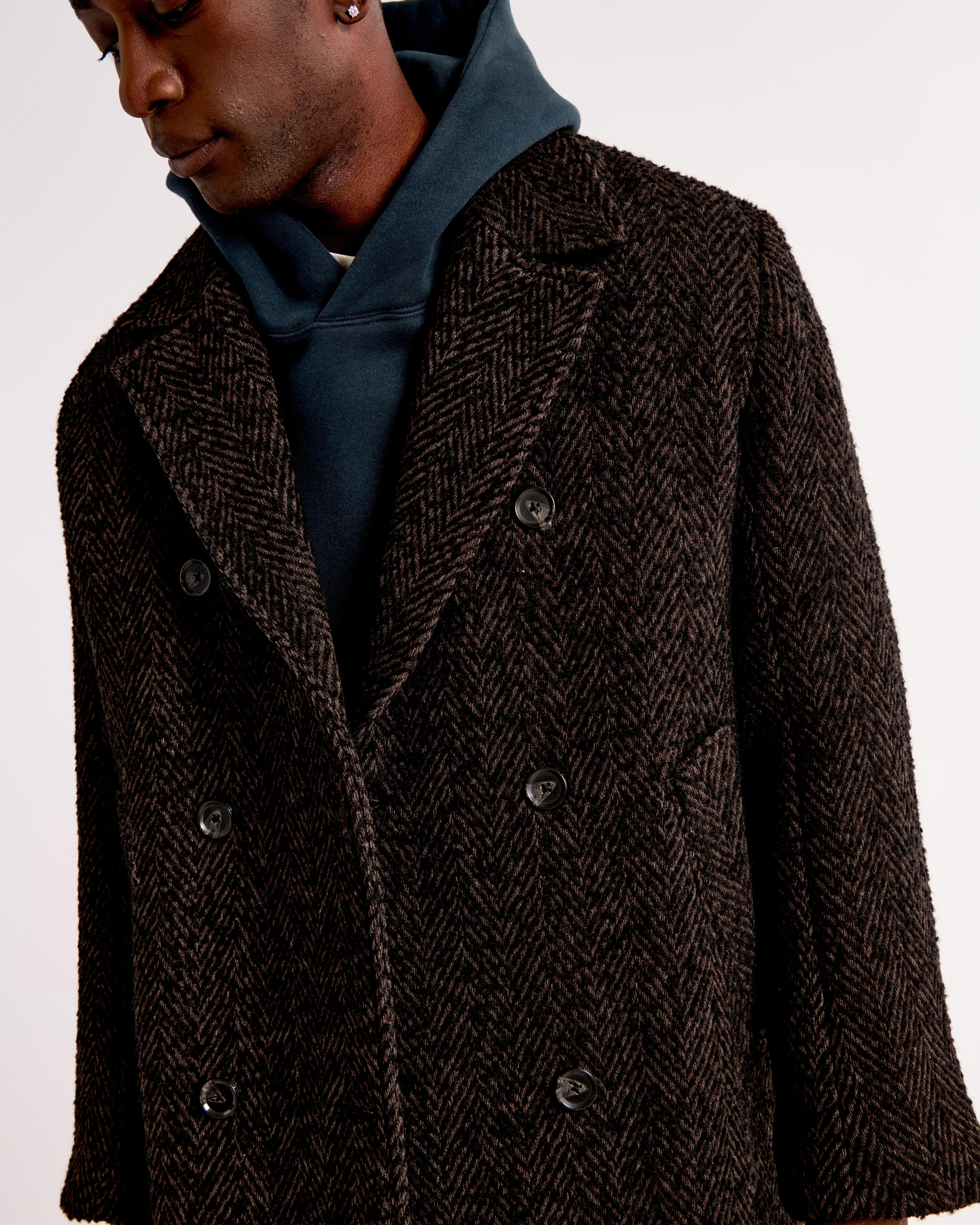 Double Breasted Long Coat Product Image