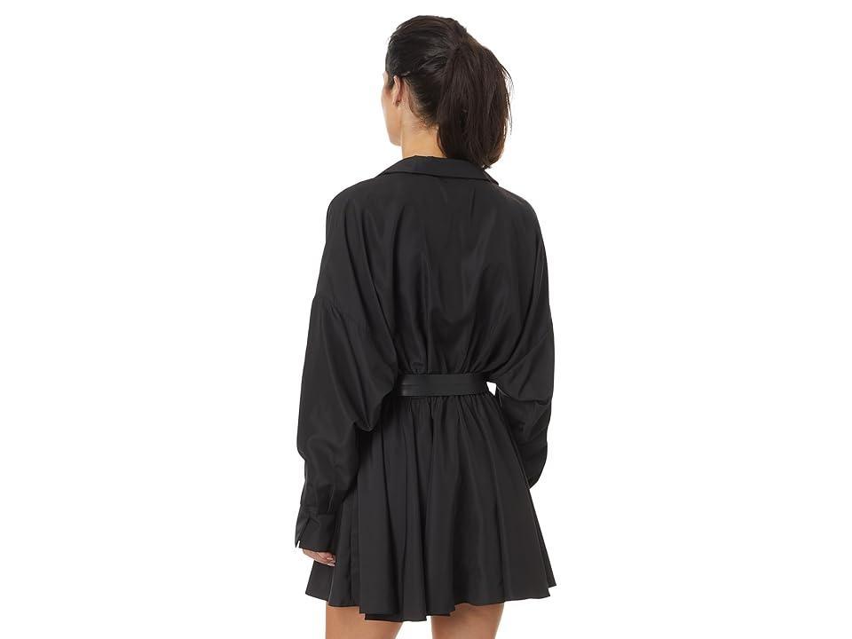 Norma Kamali Super Oversized Boyfriend NK Shirt Flared Mini Dress Women's Clothing Product Image