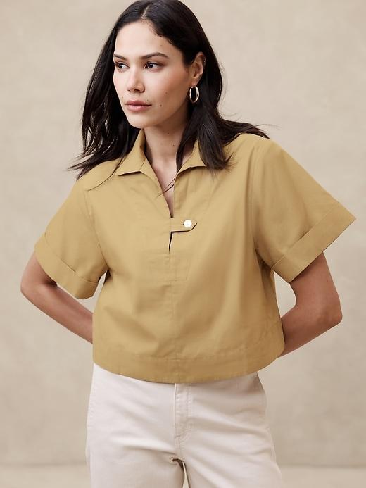 Poplin Cropped Top Product Image