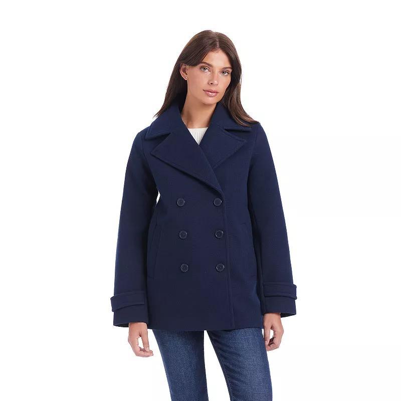 Womens d.e.t.a.i.l.sPlush Faux Wool Peacoat Product Image