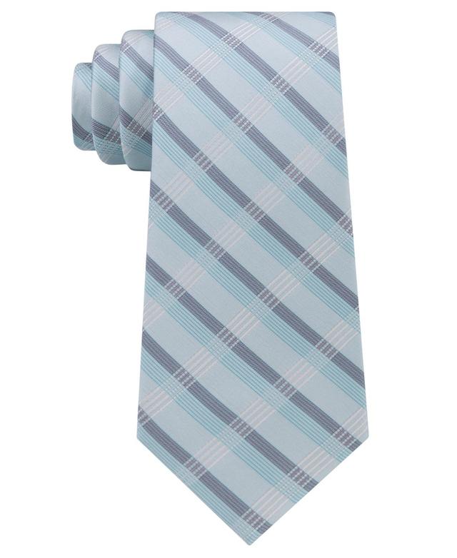 Calvin Klein Mens Creme Plaid Tie Product Image