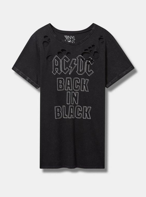 ACDC Fit Cotton Destructed Tunic Tee Product Image