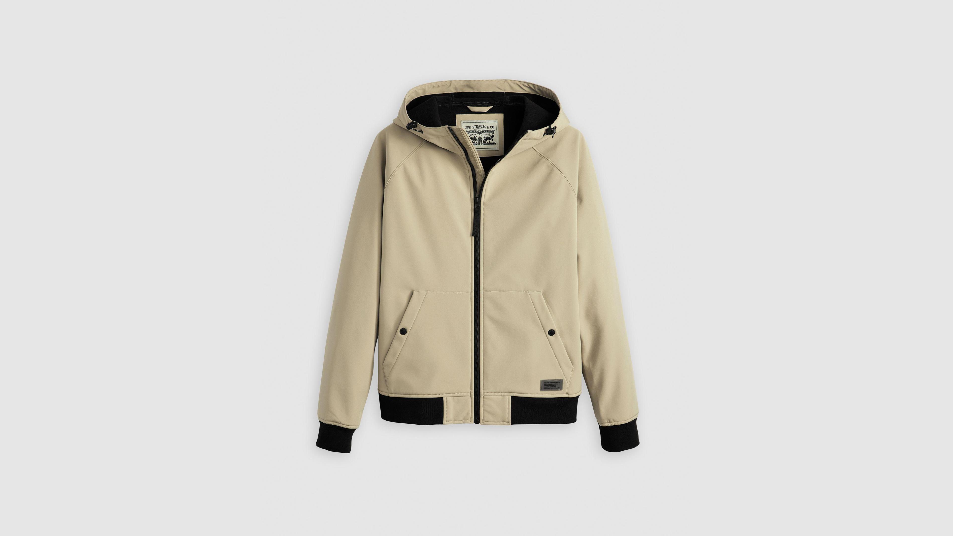 Soft Shell Hoodie Bomber Jacket Product Image