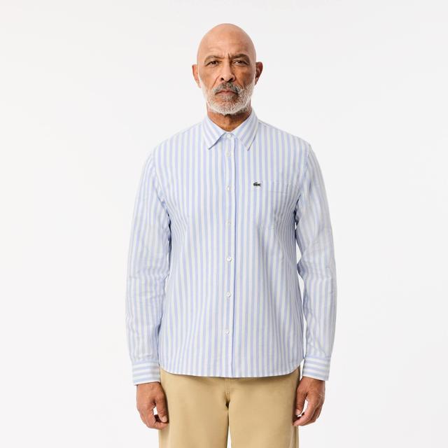 Regular Fit Striped Oxford Shirt Product Image