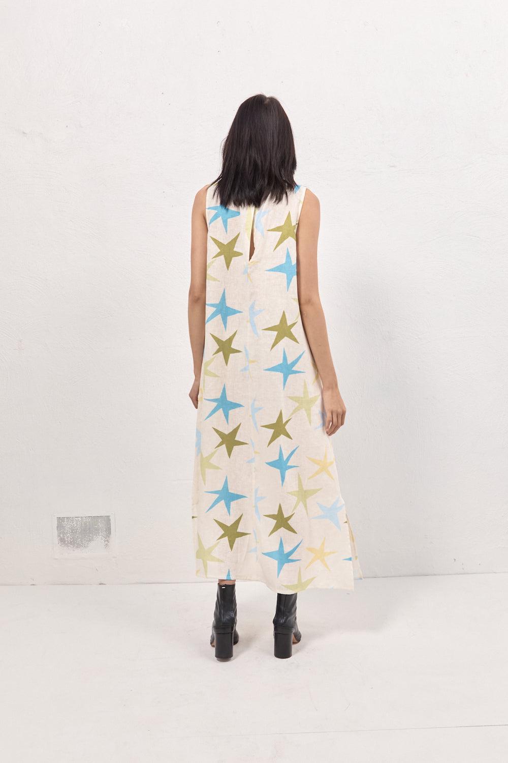 Ines Linen Maxi Dress Star Product Image