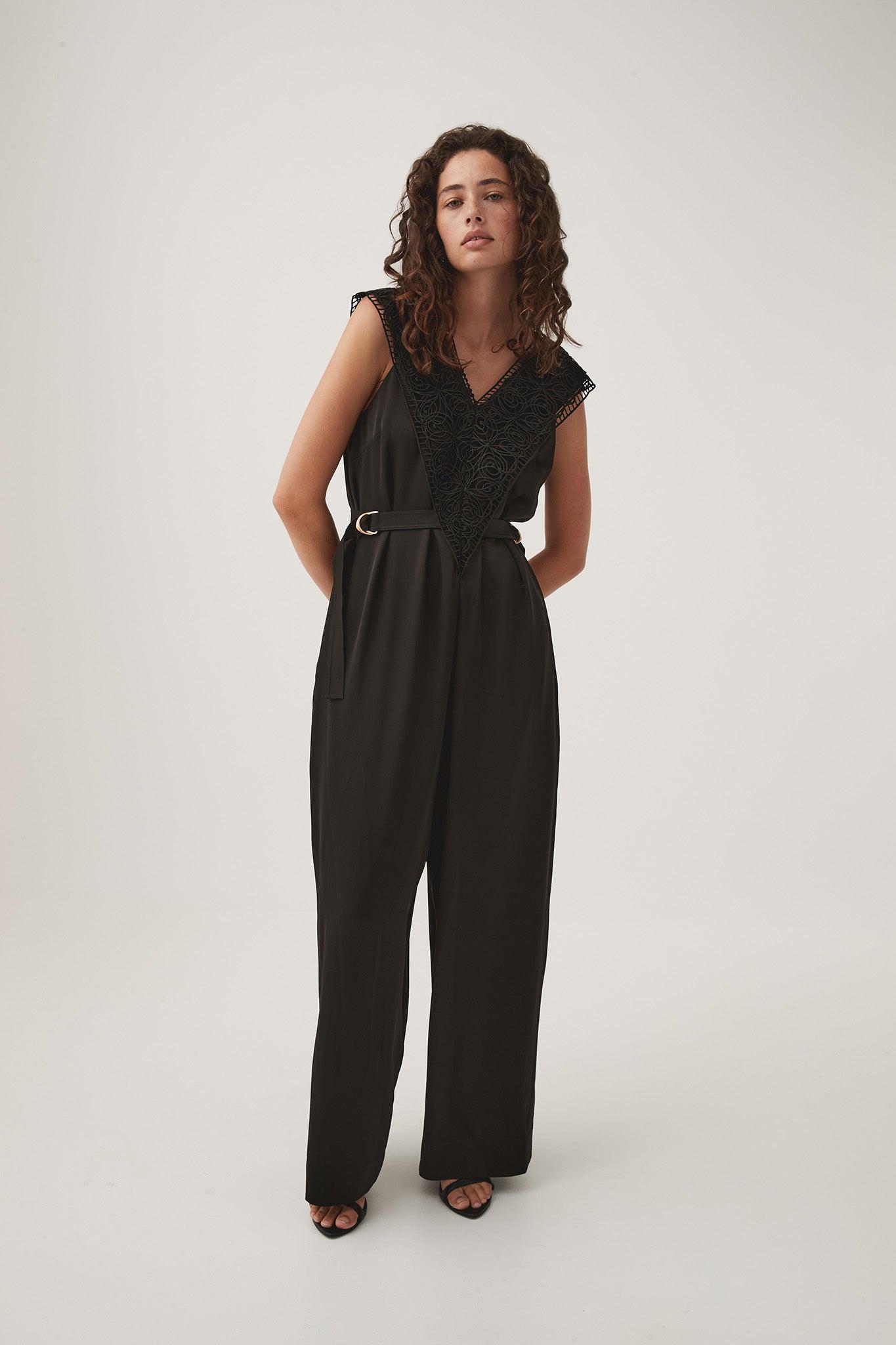 Spirit Belted Jumpsuit Product Image