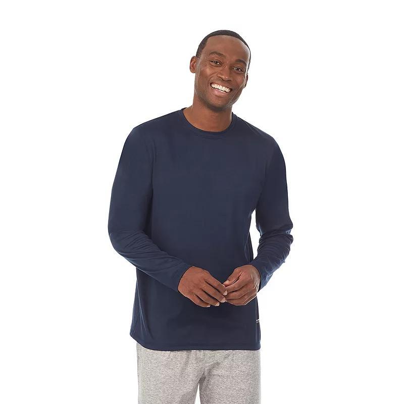 Big & Tall Cuddl Duds Far Infrared Crewneck Long Sleeve Sleep Tee, Mens Product Image