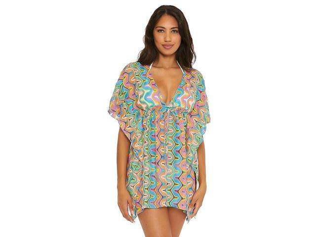 BECCA Modwave Crochet Tunic Cover-Up Women's Clothing Product Image