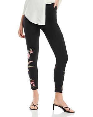 Womens Libbi Floral Cotton-Blend Leggings Product Image