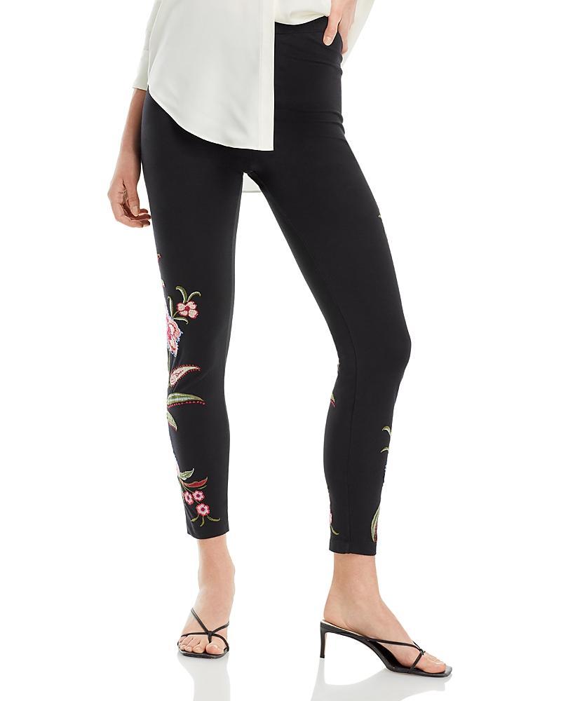 Womens Libbi Floral Cotton-Blend Leggings product image