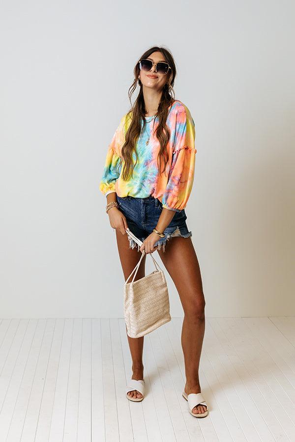 South Beach Party Tie Dye Top Product Image