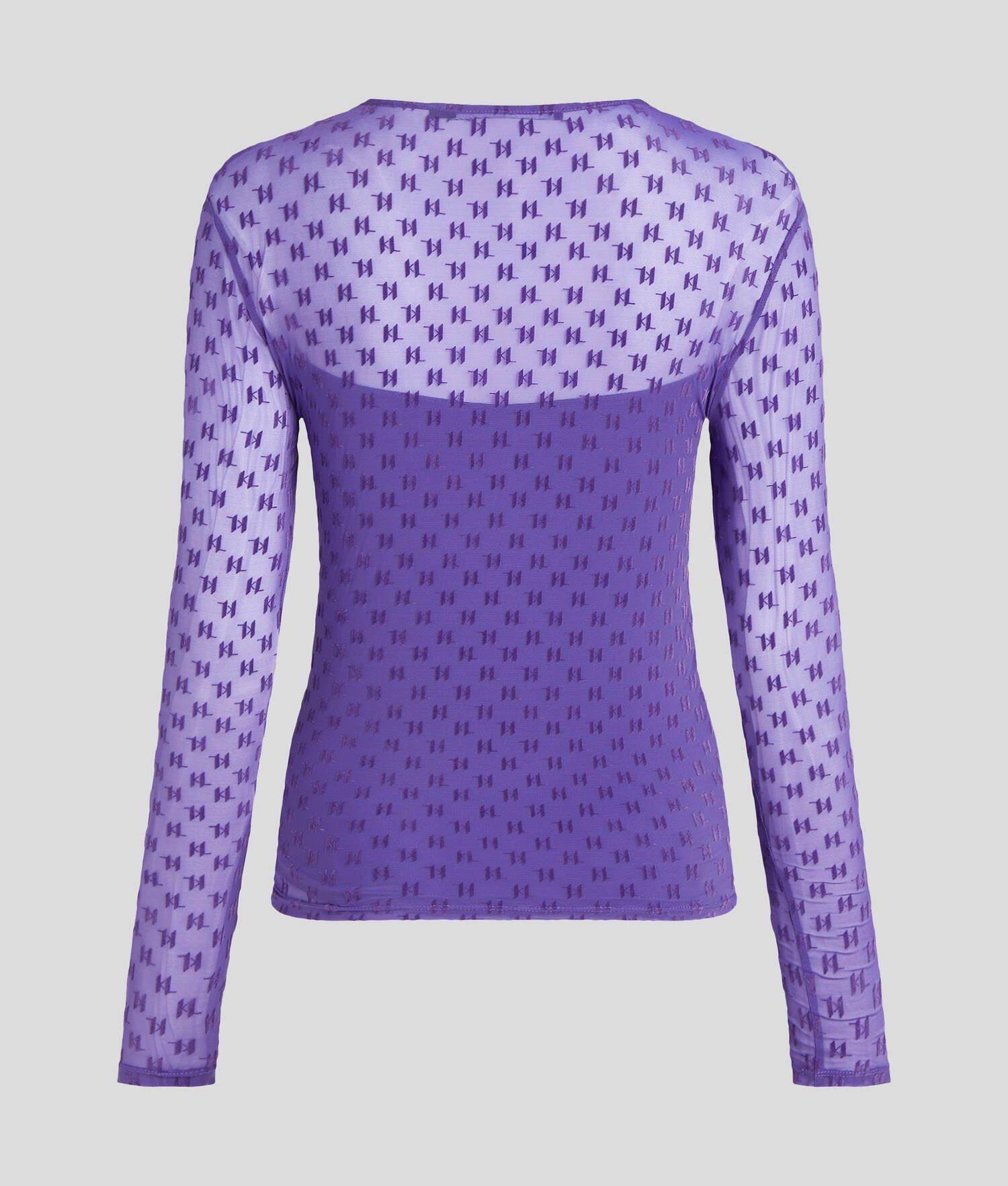 KL MONOGRAM MESH TOP Product Image