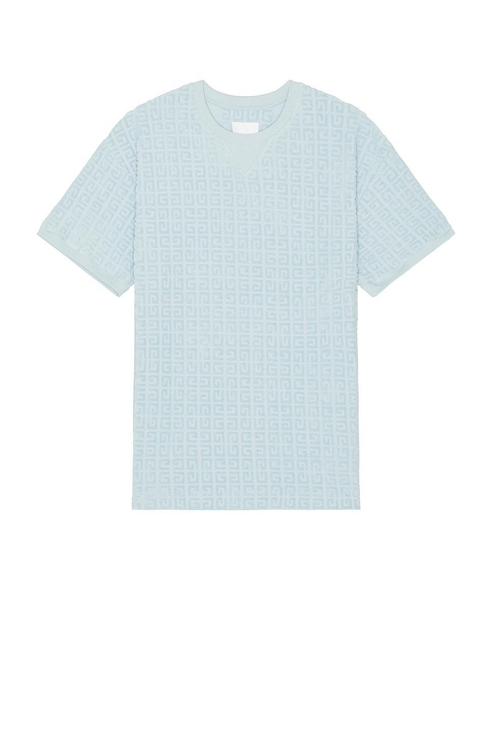 Givenchy Standard Short Sleeve Base T-Shirt Blue. (also in XL/1X). Product Image