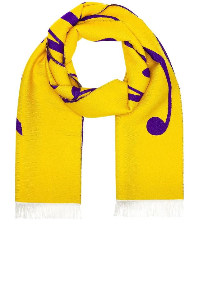 Burberry Football Scarf Yellow.. Product Image