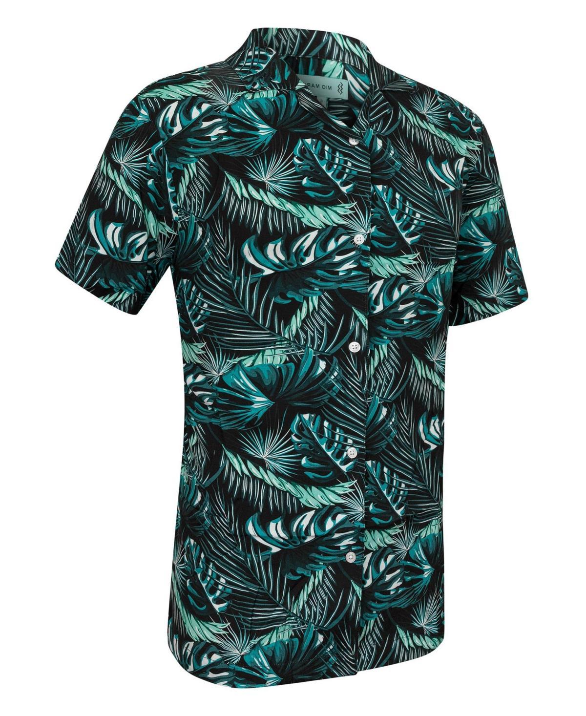 Mens Casual Button-Down Hawaiian Shirt - Short Sleeve Product Image