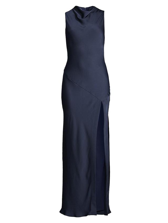 Womens Nya Satin Sleeveless Maxi Dress Product Image