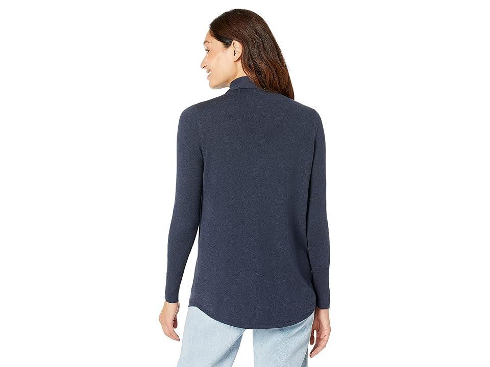 NIC+ZOE Vital Turtleneck (Dark Indigo) Women's Sweater Product Image